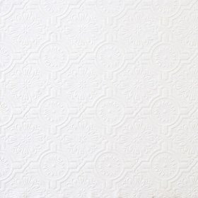 Resim 148-32817 Victorian Teneke Tavan Boyanabilir Duvar Kağıdı, Beyaz 