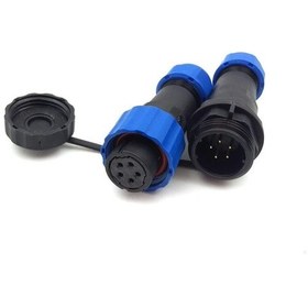 Resim Sd16 5 Pin 16Mm Su Geçirmez Konnektör Takımı 