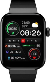 Resim Mibro Watch T1 1.6 Inç Amoled Hd Ekran 2 Atm Sesli Görüşme Özellikli Akıllı Saat Siyah 