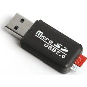 Resim Concord Usb2.0 Microsd Harici Kart Okuyucu - Siyah 