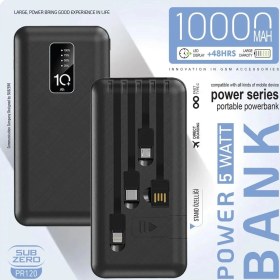 Resim Subzero Powerbank 10.000MAH PR120 Standlı 3 In 1 