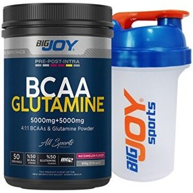 Resim Bigjoy Bcaa + Glutamin Karpuz Aromalı 600 g 50 Servis Amino Asit 