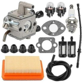 Resim Gösterildiği Gibi Profesyonel Testereler İçin Fs120 Fs200 Fs250 Fs300 Fs350 Karbüratör Filtre Kiti 