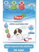 Resim Flexi Köpek Alıştırma Çiş Pedi Kaydırmaz Bantlı 30 Adet 60 x 90 CM 