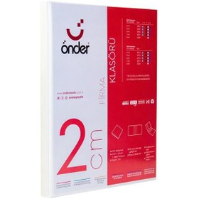 Resim Önder Sunum Klasörü 2 Halkalı 20 MM A4 Beyaz 2002-5 