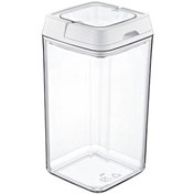Resim Emhouse 1,5 Litre Kare Kilitli Kristal Saklama Kabı (MRM-18607) 