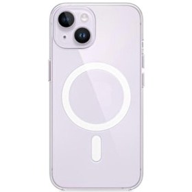 Resim Apple Iphone 14 Pro Max Magsafe Wireless Şarj Özellikli Şeffaf Slikon Kılıf 