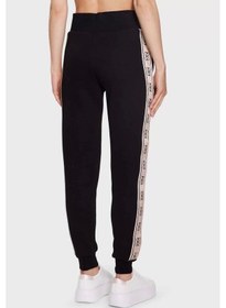 Resim Guess Kadın Yan Logolu Jogger Pantolon Siyah 