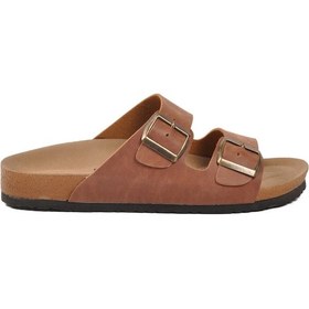 Resim Pierre Cardin Taba Çift Bantlı Hafif Günlük Erkek Terlik Pc-7543 M Taba 