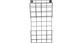 Resim Nilşah Metal Ferforje Duvar Gazetelik Şık Tasarım Paslanmaz Uzun Ömürlü Siyah Renk 