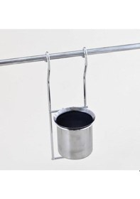 Resim Çağdaş Tekli Paslanmaz Kaşıklık Inox 11 Cm Gri 