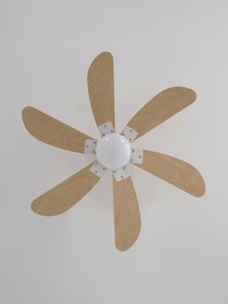 Resim Woox İleri Geri Fonksiyonlu 6 Kanatlı Fan ve Işıklı Uzaktan Kumandalı Tavan Vantilatörü, Sessiz Çalışma 