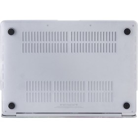 Resim Apple Uyumlu MacBook Air 13.6 M2 M3 M4 M5 Kilif Mermer Desenli Ince Tpu Lazer Baskili Sert Kapak Hafif Korumali Karışık 