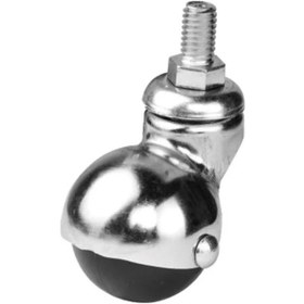 Resim 205 - 40 Mm Küre Krom Vidalı Teker 4 Adet 