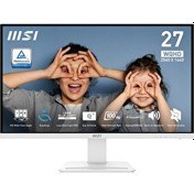 Resim MSI 27" Pro MP273QW E2 2560X1440 (WQHD) 16:9 Flat IPS 100Hz 1ms Adaptive-Sync Beyaz Monıtör 