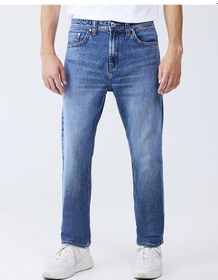 Resim Ltb Hollywood Y Normal Bel Düz Paça Straıght Jean Pantolon 010095156914800 55019 Orta Mavi 