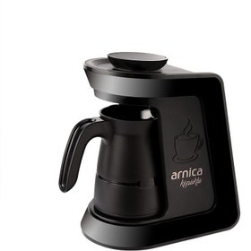 Resim Arnica Köpüklü Eko IH32059 Siyah Türk Kahve Makinesi 
