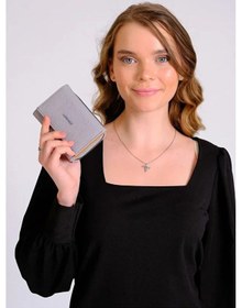 Resim Just Polo Kadın Bol Kartlık Ve Kağıt Para Bölmeli Bölmeli Fermuarlı & Kapaklı Cüzdan Shopper Gri 