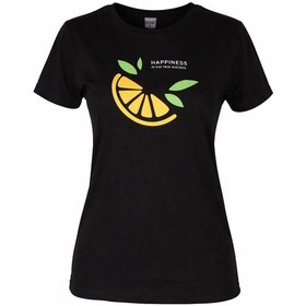 Resim Trender Limon O Yaka Relaxed Fit Siyah Kadın T-shirt 26ydt1000013 