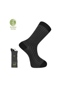 Resim Pro Çorap Gence Bambu Erkek Çorabı Siyah 17101-r1 Çok Renkli 