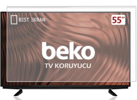 Resim BEKO B55A860B Tv Ekran Koruyucu - Beko 55\ inç Ekran Koruma Paneli B55 A 860 B 
