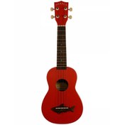 Resim Kala Makala Shark Soprano Ukulele (Kırmızı) 