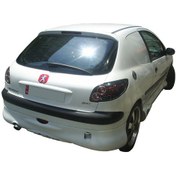 Resim Peugeot 206 Makyajsız Kasa Arka Tampon Eki Boyalı 
