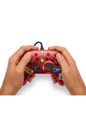 Resim PowerA Nintendo Switch Kablolu Nano Oyun Kolu Lisanslı Mario Kart Red Edition 
