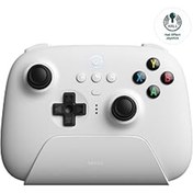Resim Genel Markalar 8Bitdo Ultimate Hall Effect 2.4G Cotroller Ve Şarj Dock - Beyaz Widows, Adroid Pc Ipad Uyumlu 