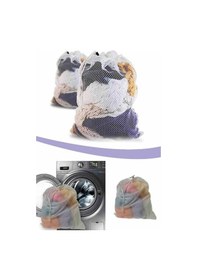 Resim Malzek 1 Adet Lüx Perde Ve Çamaşır Yıkama Filesi Ipli 60x80 Cm Battalboy Beyaz 