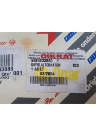 Resim Scudo Alternatör Şarj Dinamosu Kayışı 6k1102 9624233880 