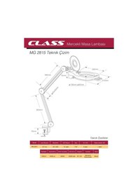 Resim Class Mg-2815 Masa Üstü 81Ledli Büyüteç 5X 20X Dokunmatik Anahtar 