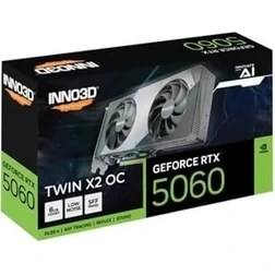Resim AyrStore INNO3D RTX5060 8gb X2 Oc V2 128BIT Gddr7 N50602-08D7X-195071N 