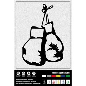 Resim Ecce Boks Eldiveni Stıcker 20 x 13 cm 