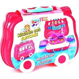 Resim Mutfak Set Çantam 11 Parça Arabalı 