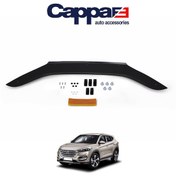 Resim Cappafe Hyundai Tucson Ön Kaput Koruma Rüzgarlık 4Mm Abs 2016- 