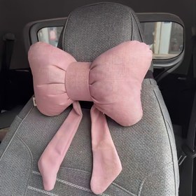 Resim 1 adet Araba Boyun Yastığı, Ayarlanabilir Kayışlı Yumuşak Rahat Hafıza Köpüğü Otomobil Baş Desteği Minderi, Nefes Alabilen Ergonomik Tasarım Araç Boyun Ağrısı Giderici Minder, Tüm Araçlar İçin Uygun 