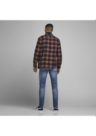 Resim Jack & Jones Glenn 357 Slim Fit Jean 12148275 Blue Denim Mavi 