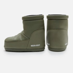 Resim Moon Boot Kadın Kar Botu 14094100-002 Moon Boot Icon Low Nolace Rubber Khaki 