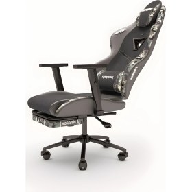 Resim Warrior Aragorn Kumaş Oyuncu Koltuğu - Kamuflaj - Ayak Uzatmalı Bilgisayar Sandalyesi - 1598B1401 