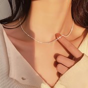 Resim Yüksek Kaliteli Paslanmaz Çelik, Erkek ve Kadınlar için Parıltılı Minimalist Yıldız Kolye - Babalar Günü Hediyesi, Trendy Şık Işıltılı Göksel Zincir 