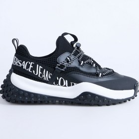 Resim VERSACE JEANS COUTURE Siyah Erkek Sneaker FONDO HYBER DIS. SN2 