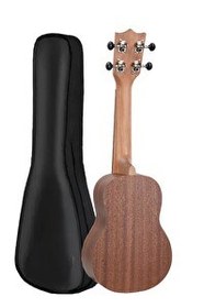 Resim Midex SPA-251 Maun Ağacı Kaliteli Soprano Ukulele Seti 