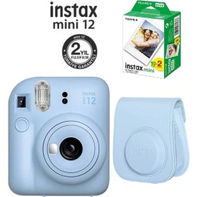 Resim Instax Mini 12 Fotoğraf Makinesi ve Çantalı Seti 99 