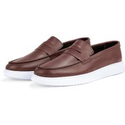 Resim Ducavelli Trim Hakiki Deri Erkek Günlük Ayakkabı Loafer Ayakkabı, Hafif Ayakkabı, Yazlık Ayakkabı Kahverengi 