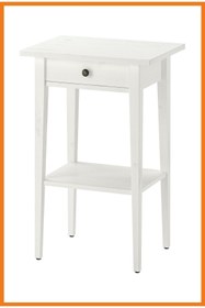 Resim Alony Home Hemnes Komodin 46 X 35 X 70 Cm Beyaz Vernik 