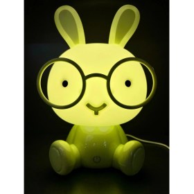Resim Doğan Hediyelik Tavşan 3 Kademe LED Işıklı Çocuk Masa Gece Lambası-3d Galaxy Kuromi Hello Kitty Sevgili Oyuncak 