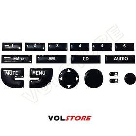 Resim Fiat Linea Teyp Tuş Takımı Pianoblack Parlak Siyah Maun Tuş 