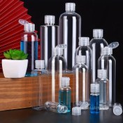 Resim 2 Adet Doldurulabilir Seyahat Şişeleri - Şeffaf, Taşınabilir Kozmetik Kapları Şampuan & Losyon İçin, 30ml/50ml/100ml/150ml Boyutları Mevcut, Dikdörtgen Şekil 