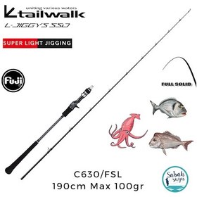 Resim Tailwalk Ssd L-jiggys C630/fsl 1.90mt Max 100gr S2p Tetikli Light Jigging Kamış Standart 